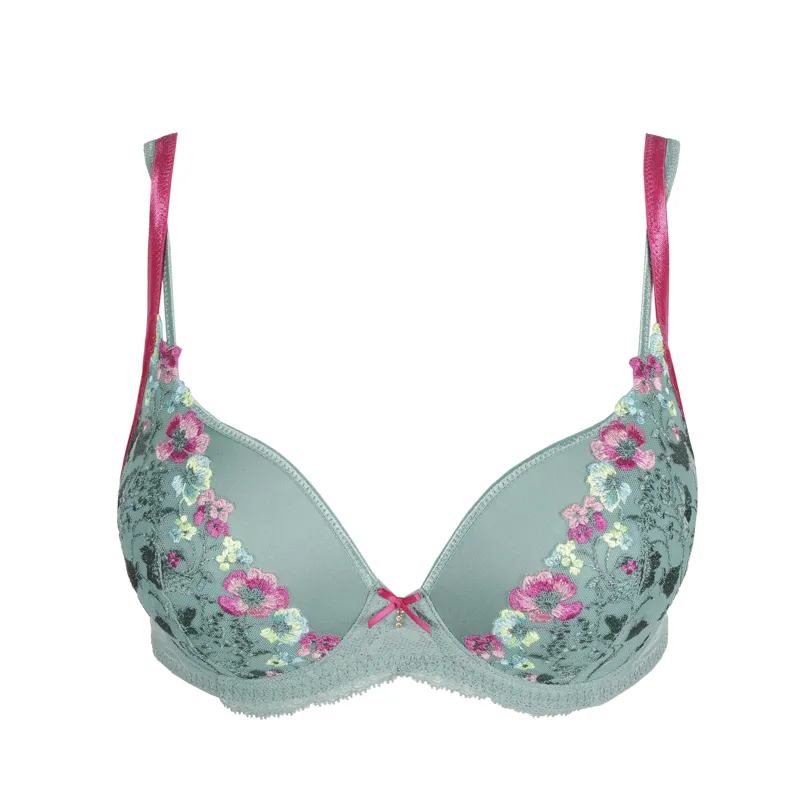 Marie Jo Lizelot Padded Heartshaped Bra in Bali Green