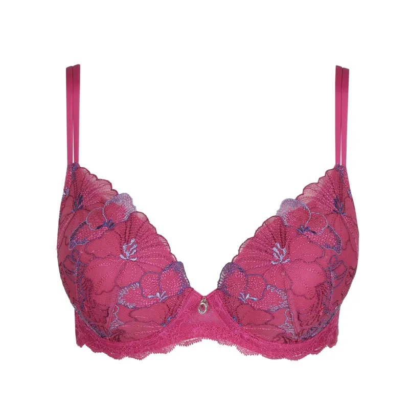 Marie Jo Noemy Padded Heartshape Bra in Fuchsia Fiesta