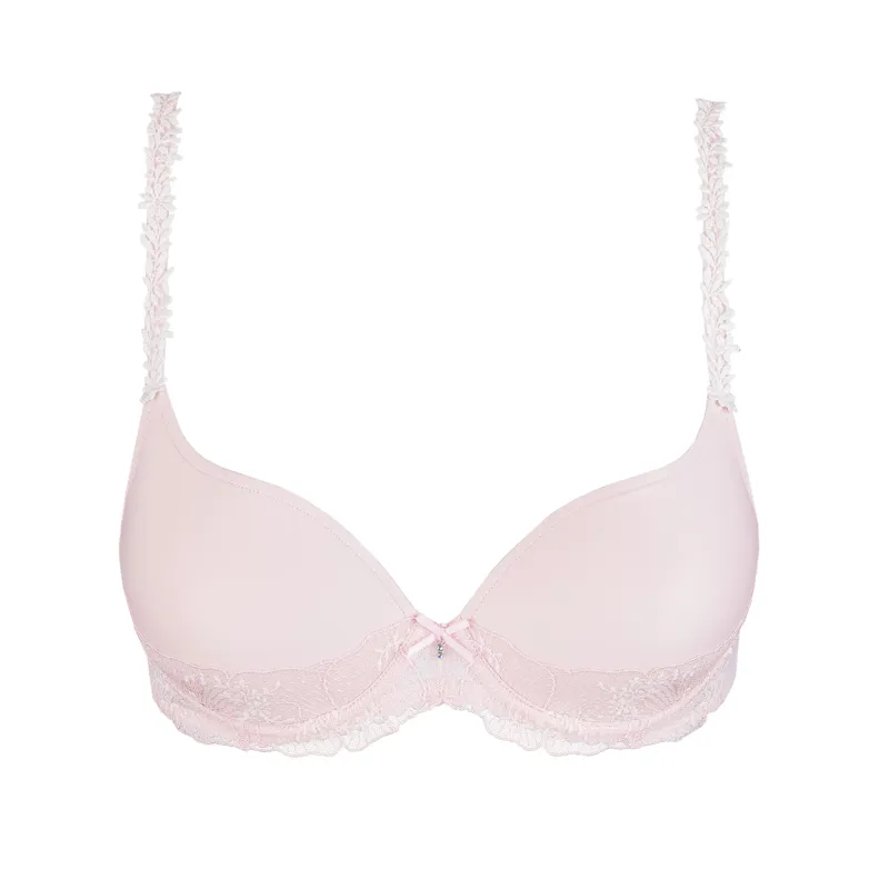 Marie Jo Solene Padded Heart Shaped Bra in Gardenia Rose