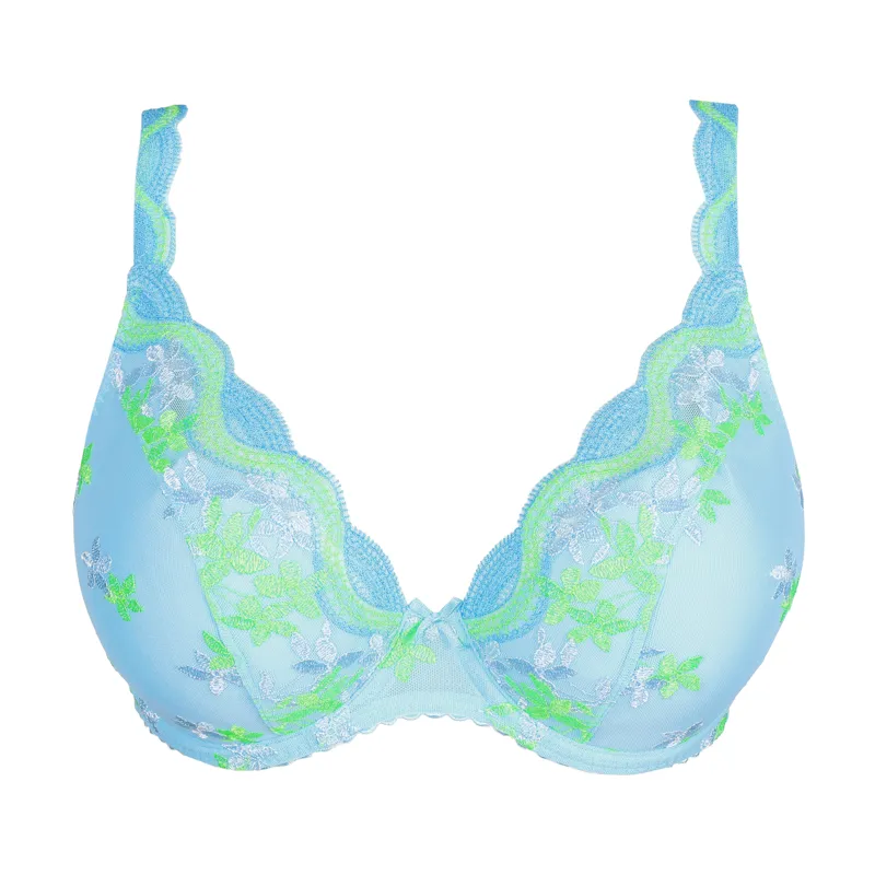 Prima Donna Cala Luna Half Padded Plunge Bra in Ice Dream
