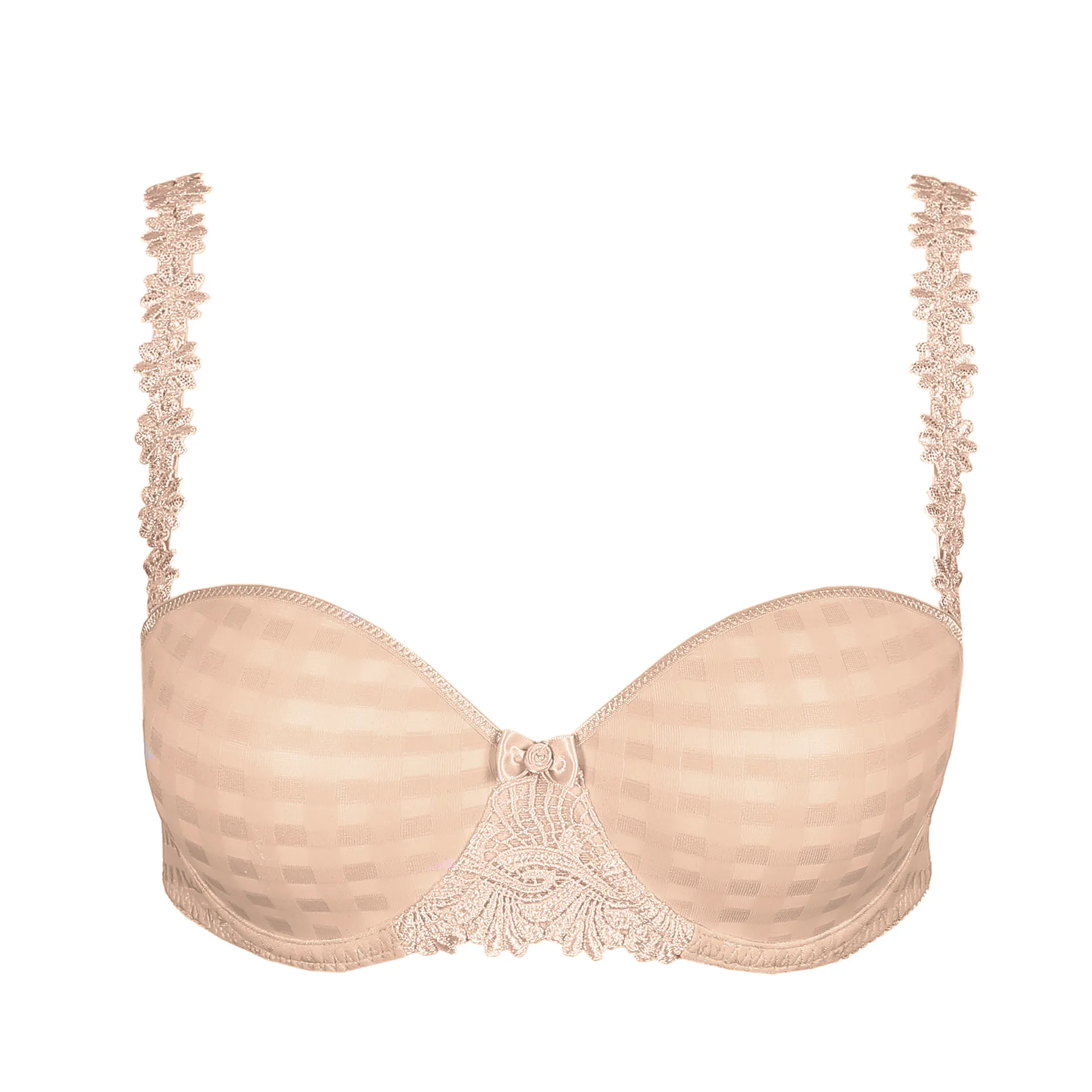 Marie Jo Tom Strapless T-Shirt Bra - 32D Cafe Latte, Underwired Support, Convertible To Bandeau