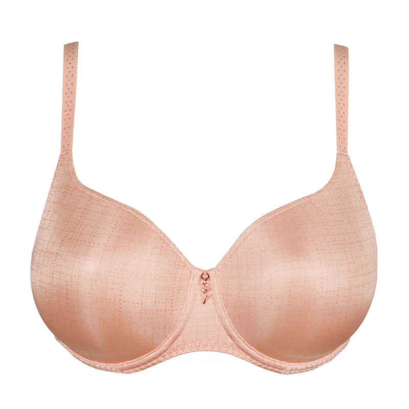Prima Donna Twist Vennera Padded Heart Shaped Bra in Dusty Pink