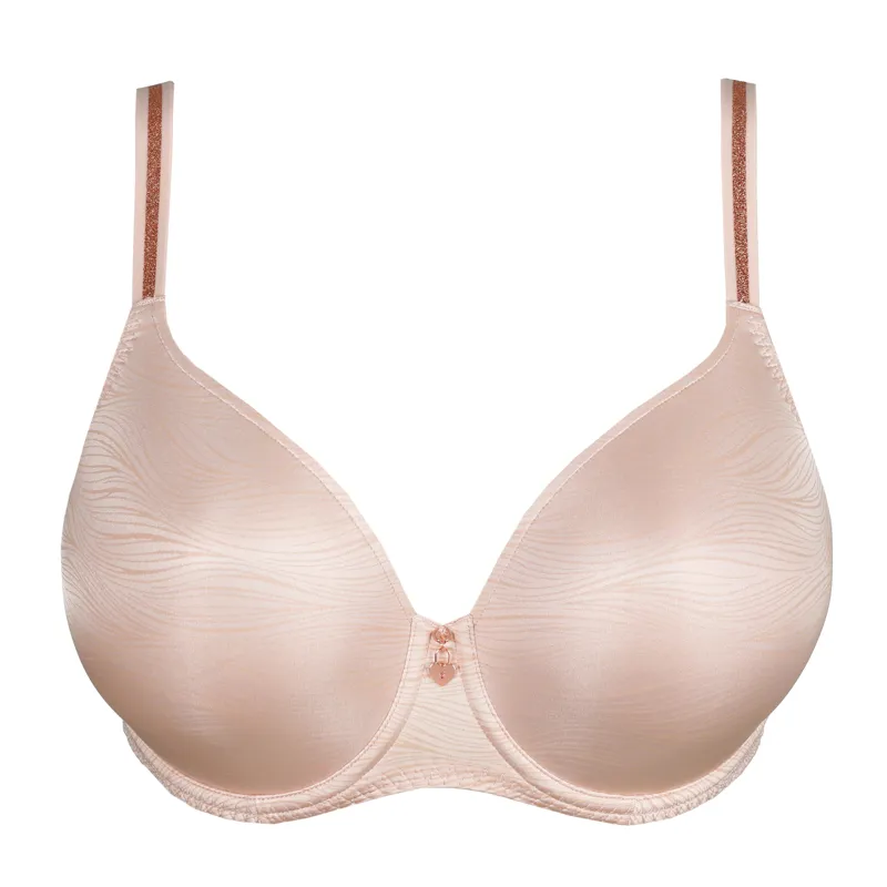 Prima Donna Twist Briana Padded Heartshape Bra in Pearly Pink