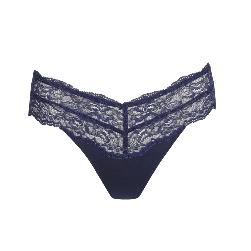 Marie Jo Musea Thong in Sapphire Blue