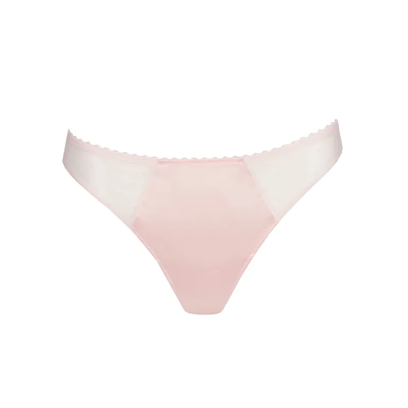 Marie Jo Noova Thong in Gardenia Rose