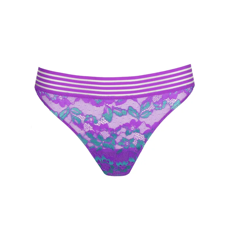 Prima Donna Twist Verao Thong in Italian Acai
