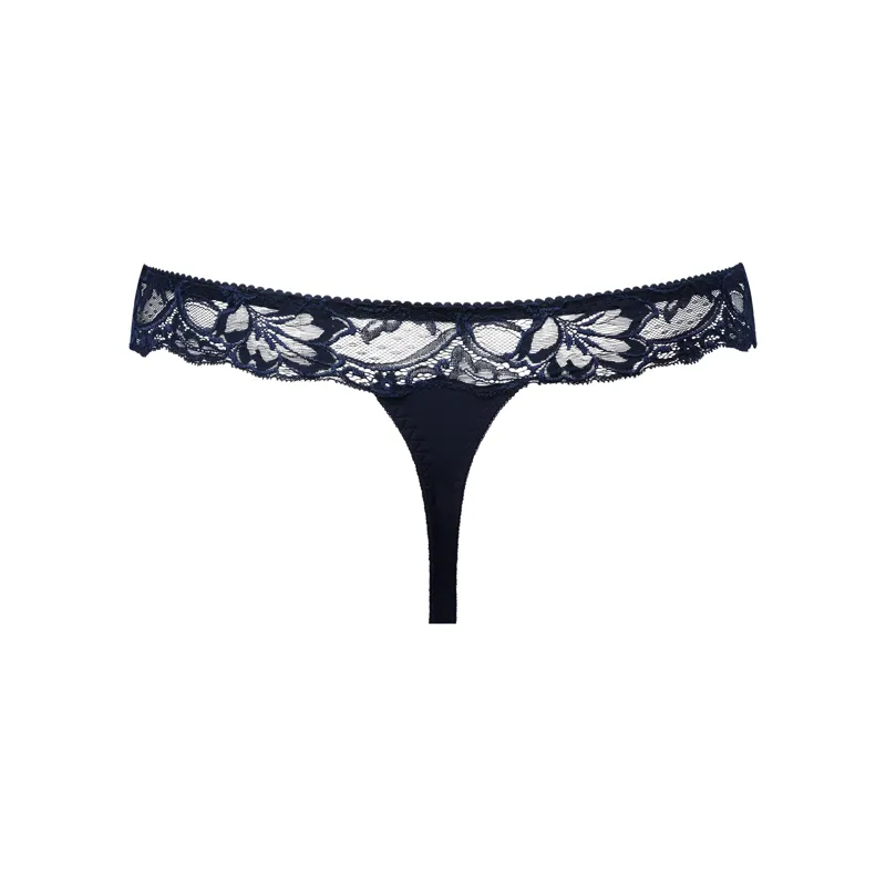 Prima Donna Madison Thong in Velvet Blue-1