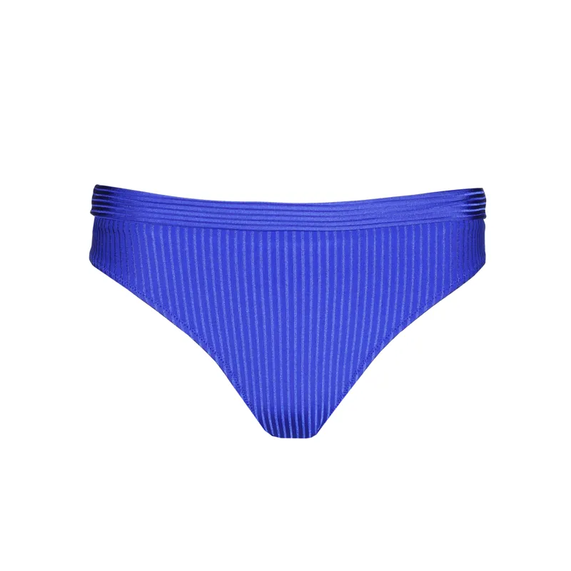 Marie Jo Swim Emly Padded Heartshape Fold Brief Bikini in Electric Blue-3