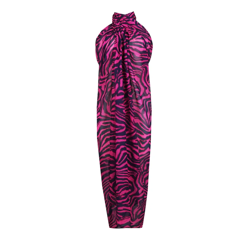 Prima Donna Swim Malabo Pareo in Hot Pink Zebra