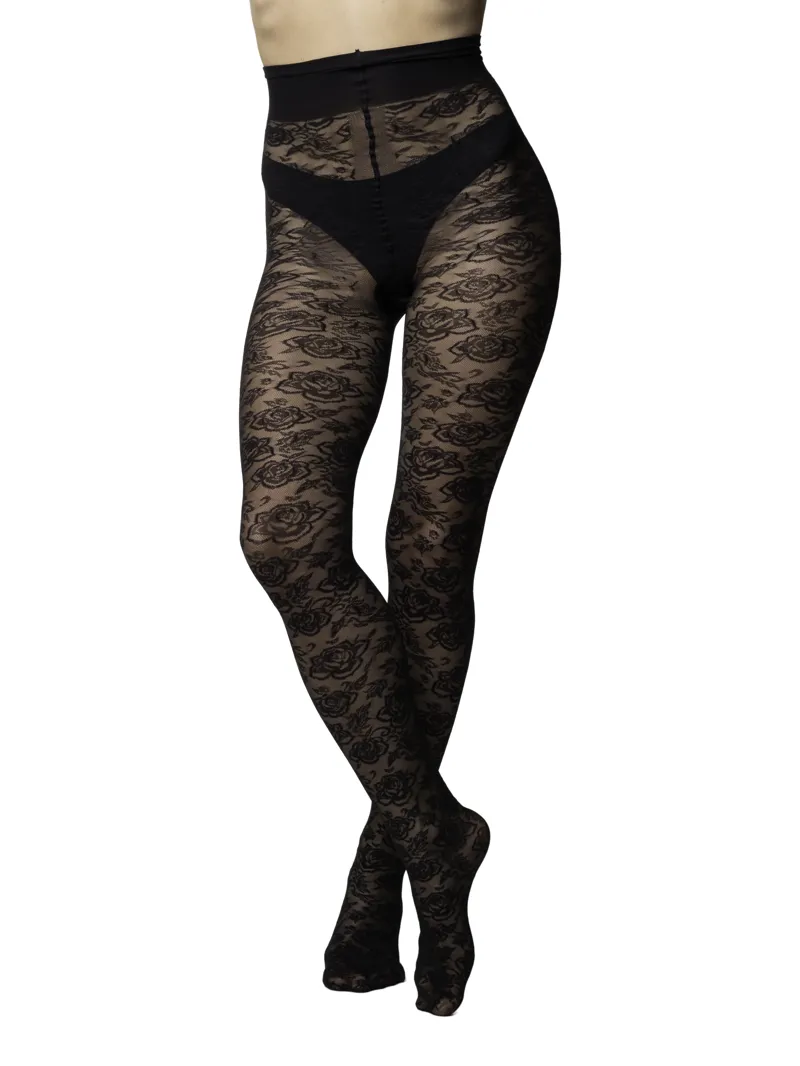 Trasparenze Enif Tights in Black