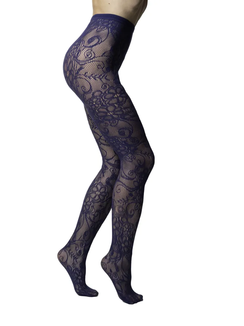 Trasparenze Petra Tights in Indigo-1