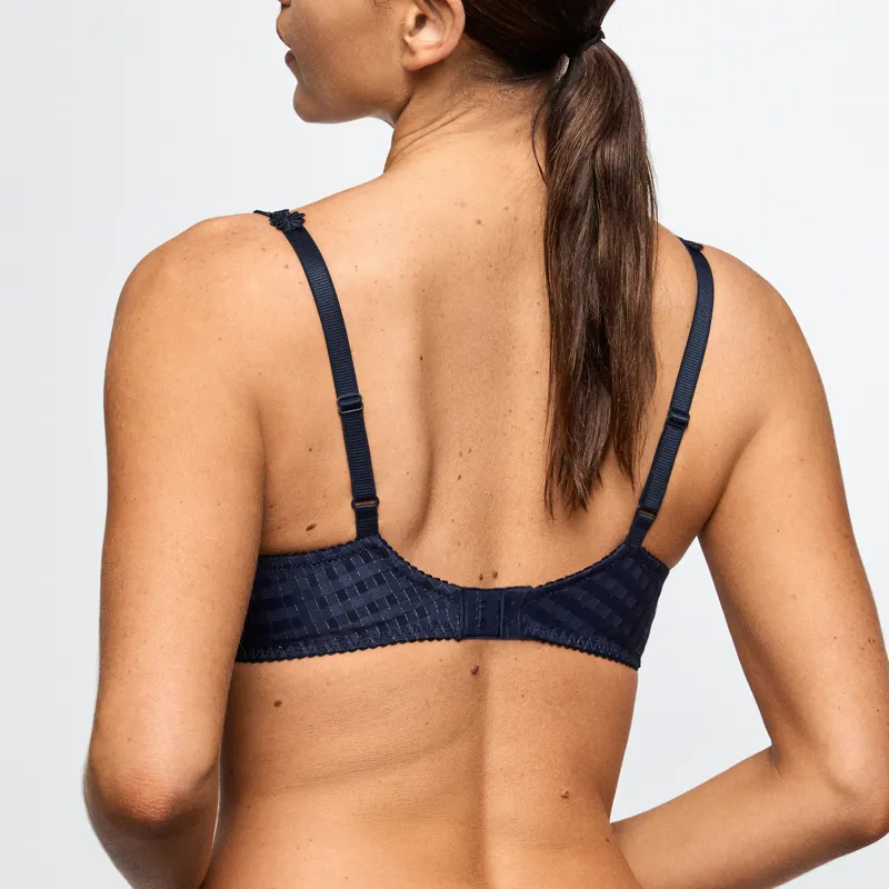 Marie Jo Avero Padded Plunge Bra in Velvet Blue-3