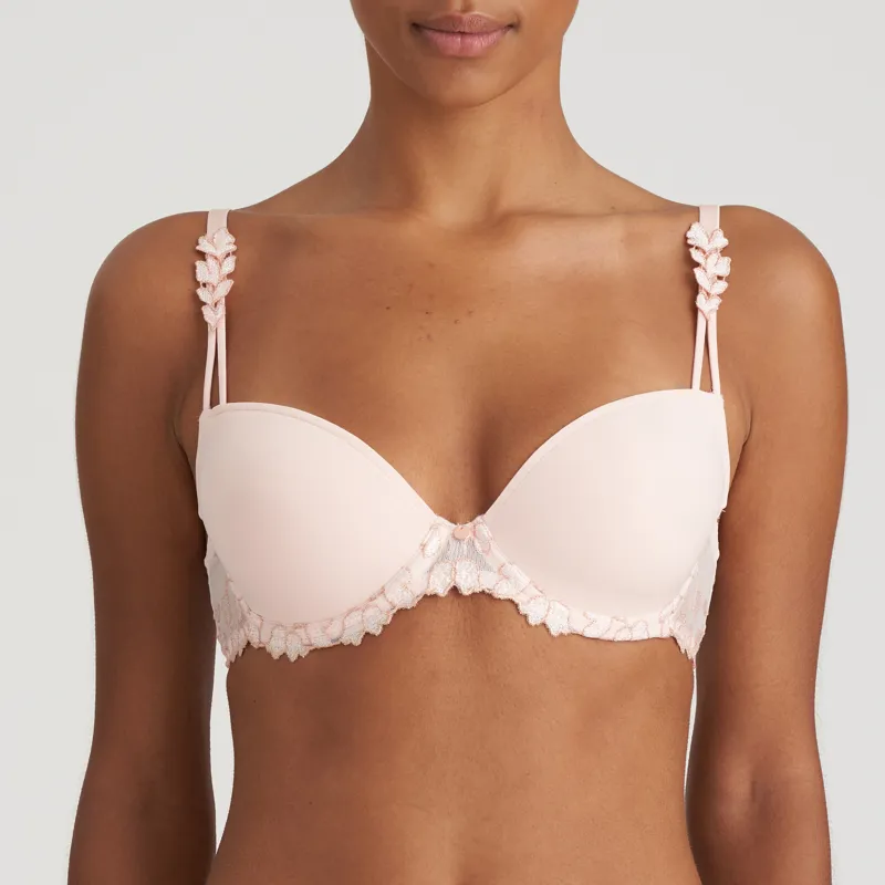 Marie Jo Leda Padded Plunge Bra in Glossy Pink-1