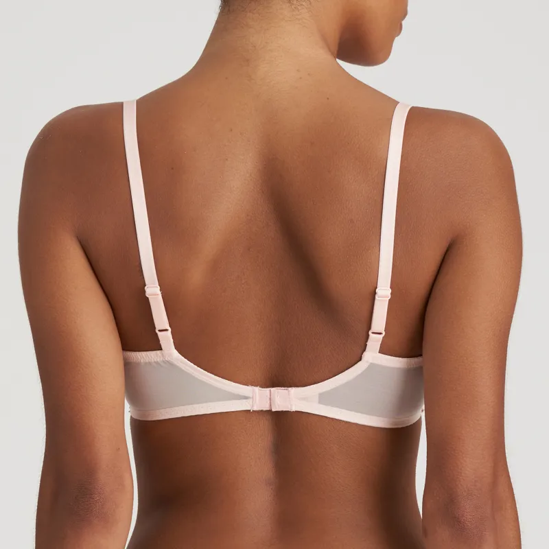 Marie Jo Leda Padded Plunge Bra in Glossy Pink-3