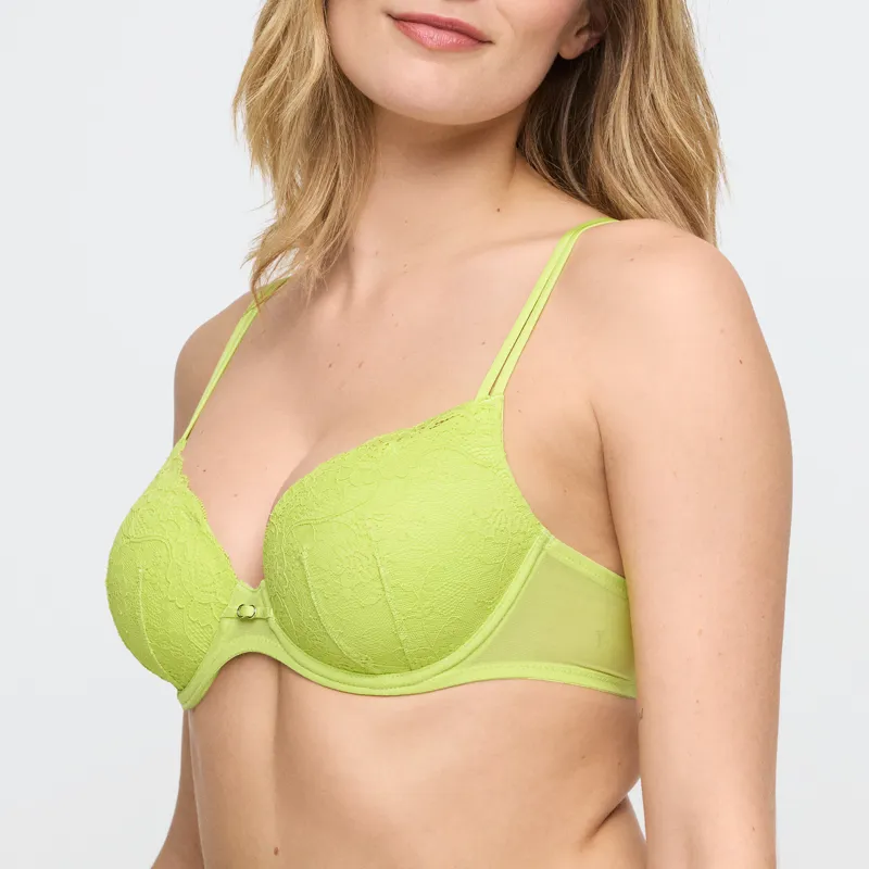Marie Jo Melipha Padded Heartshape Bra in Wild Citrus-2