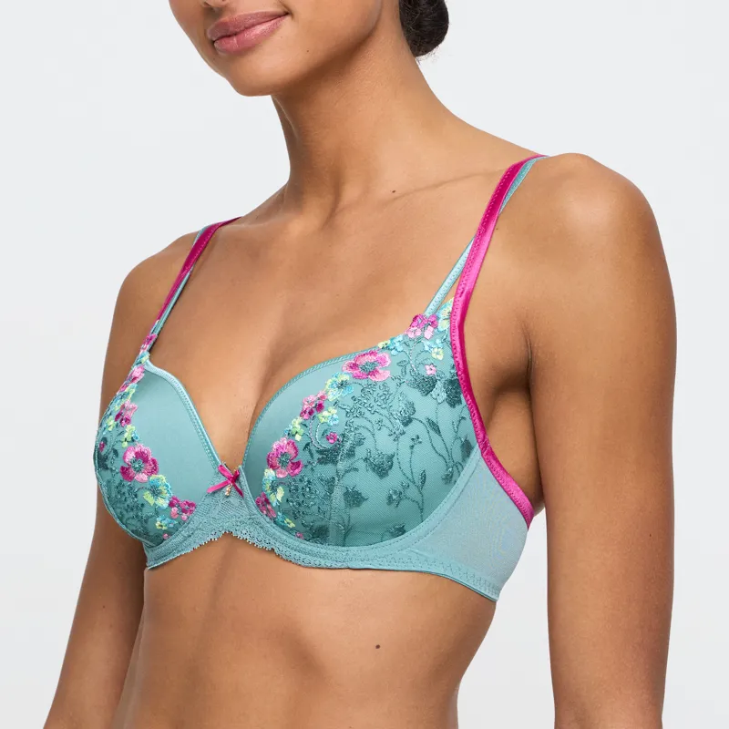 Marie Jo Lizelot Padded Heartshaped Bra in Bali Green-2