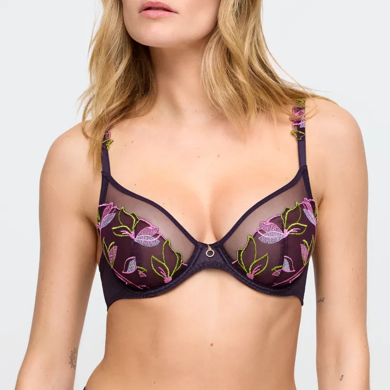 Marie Jo Loish Plunge Bra in Amethyst-1