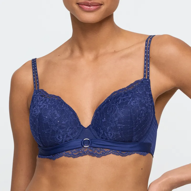 Marie Jo Musea Padded Heartshape bra in Sapphire Blue-1