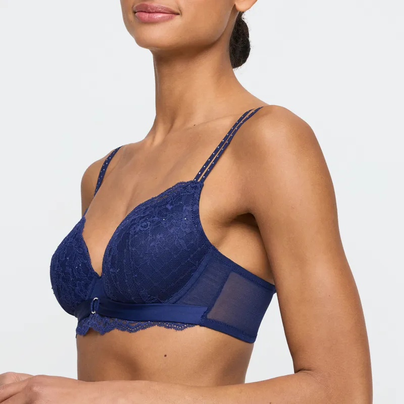 Marie Jo Musea Padded Heartshape bra in Sapphire Blue-2