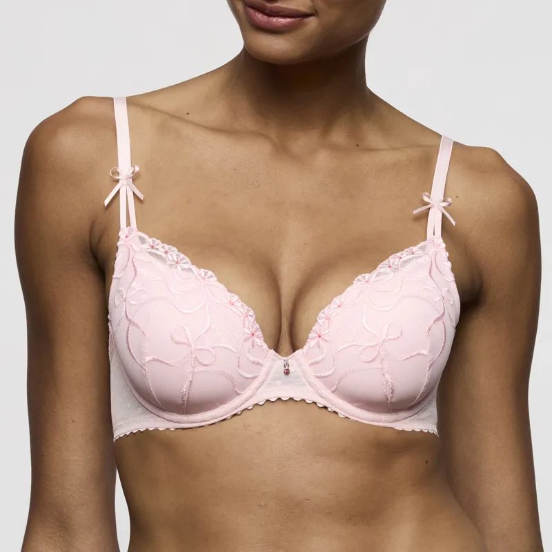 Marie Jo Noova Padded Heartshape Bra in Gardenia Rose-1