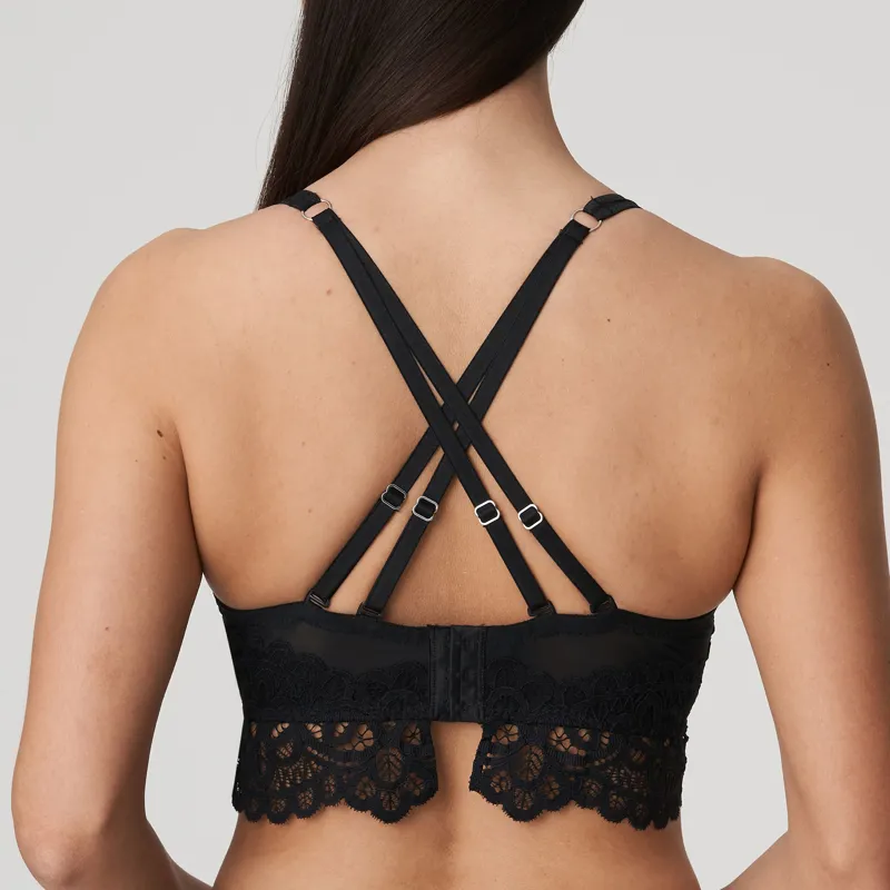 Prima Donna Twist First Night Bralette in Black-2