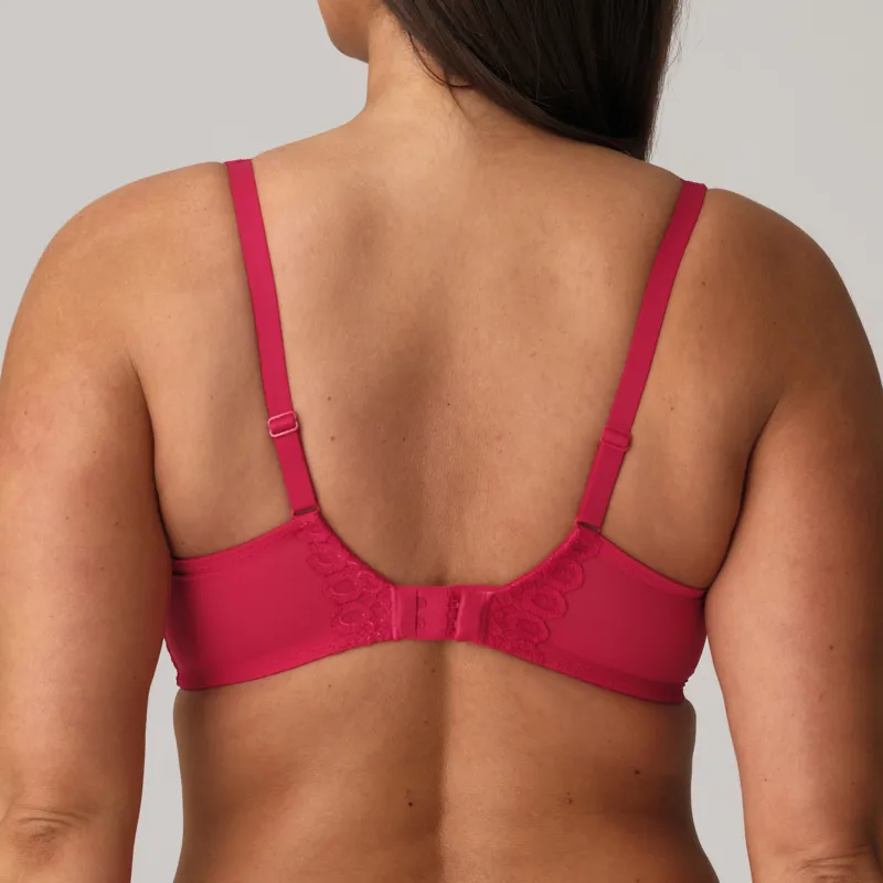 Prima Donna Twist Los Ayala Half Padded Plunge Bra in Sangria-3