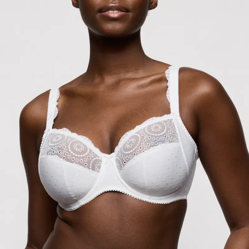 Prima Donna Osino Full Cup Bra in White-1