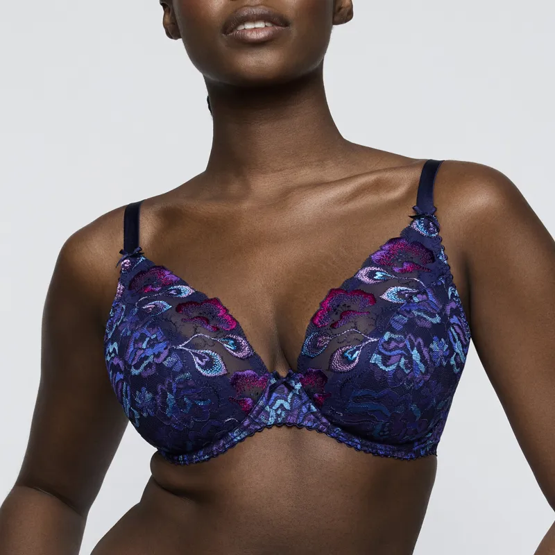 Prima Donna San Angel Half Padded Plunge Bra in Water Blue-1