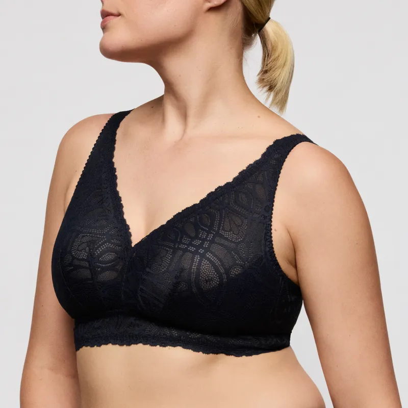 Prima Donna Salerno Bralette in Midnight Blue-2
