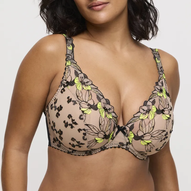 Prima Donna Manali Half Padded Plunge in Wild Bloom-1