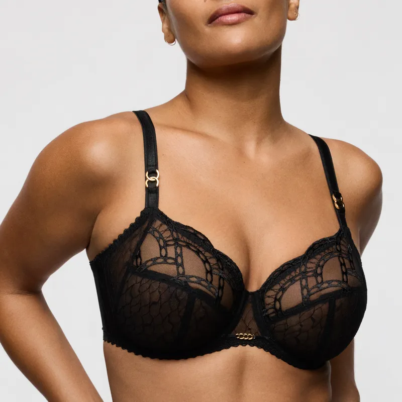 Prima Donna Naica Full Cup Bra in Black-1