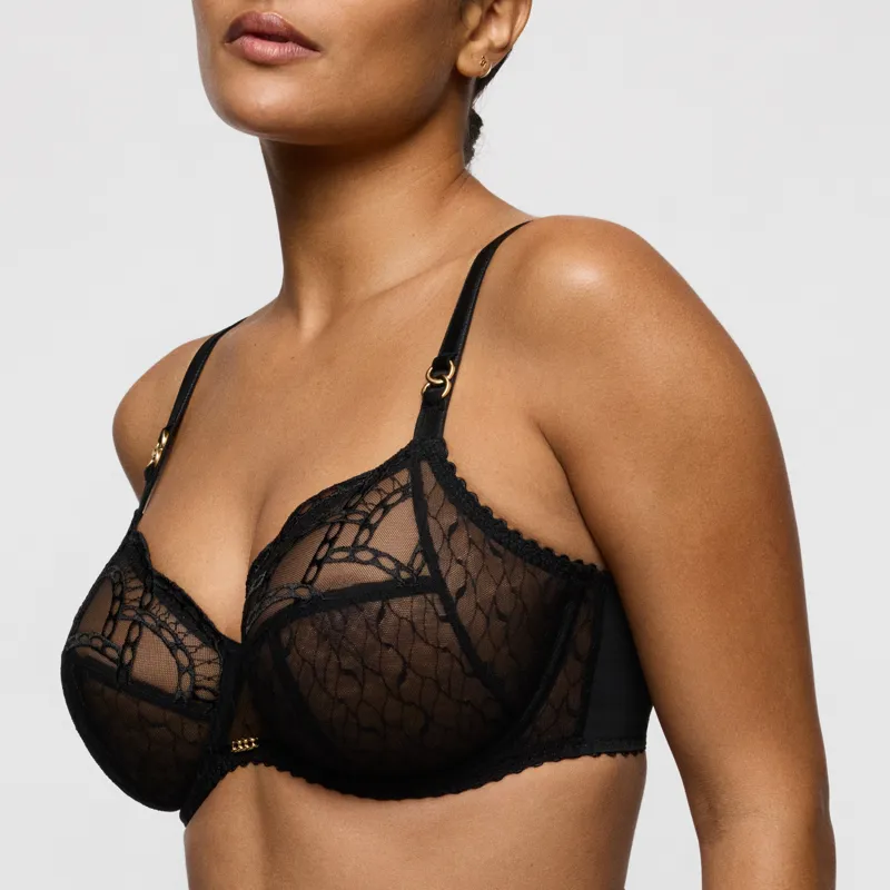 Prima Donna Naica Full Cup Bra in Black-2