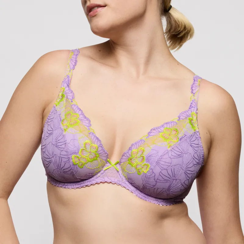 Prima Donna Ixia Half Padded Plunge Bra in Wisteria-1