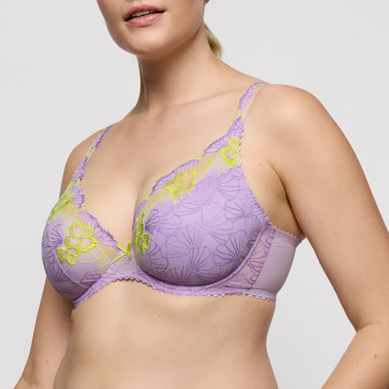 Prima Donna Ixia Half Padded Plunge Bra in Wisteria-2