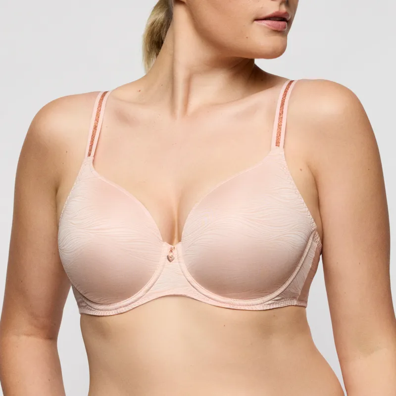 Prima Donna Twist Briana Padded Heartshape Bra in Pearly Pink-1