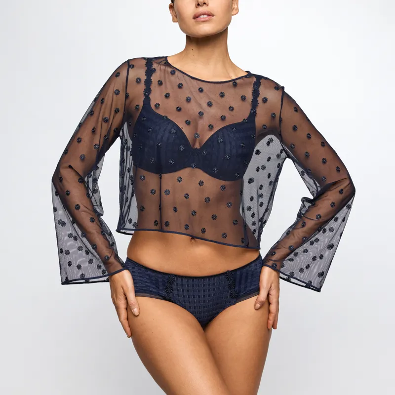 Marie Jo Avero Spot Top in Velvet Blue-1