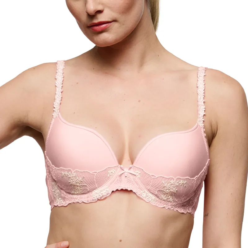Marie Jo Solene Padded Heart Shaped Bra in Gardenia Rose-1