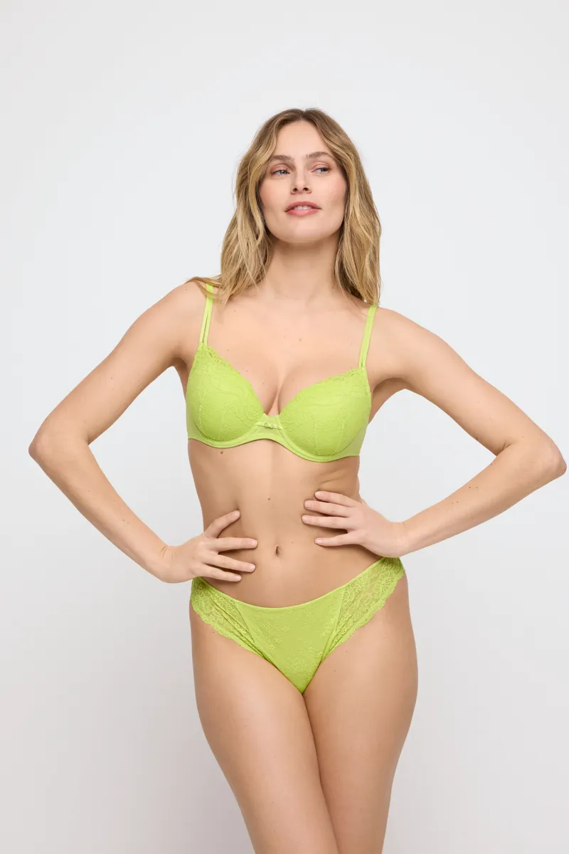 Marie Jo Melipha Padded Heartshape Bra in Wild Citrus-4