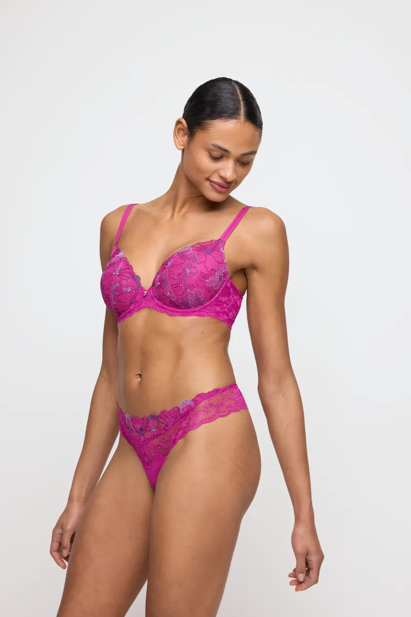 Marie Jo Noemy Padded Heartshape Bra in Fuchsia Fiesta-3
