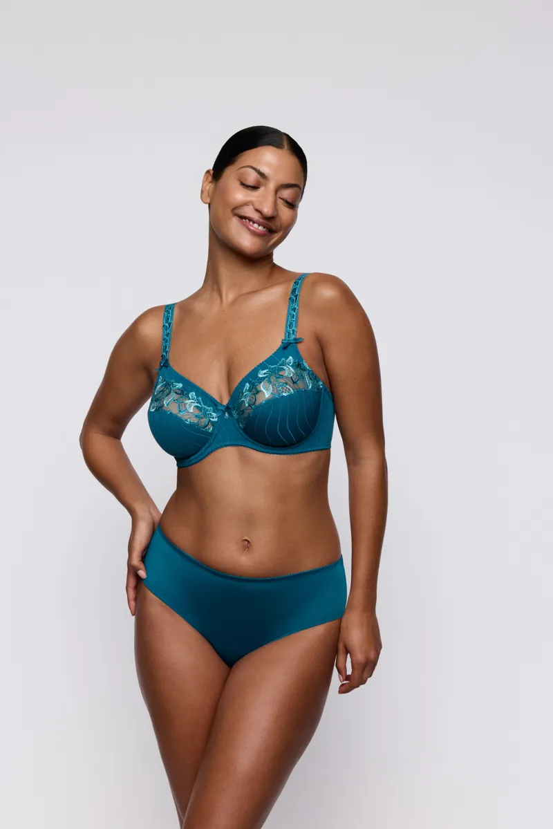 Prima Donna Deauville Full Brief Plain in Peacock-4