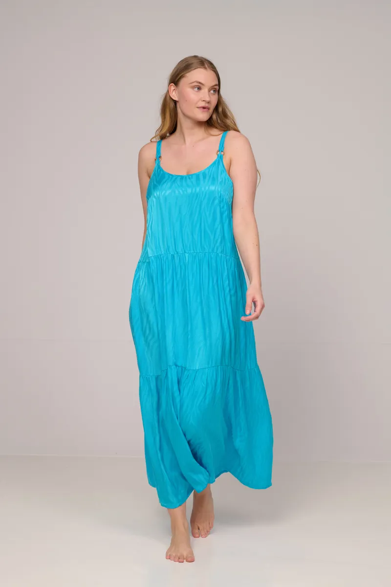 Prima Donna Swim Kochi Long Beach Dress in Sea Breeze-1