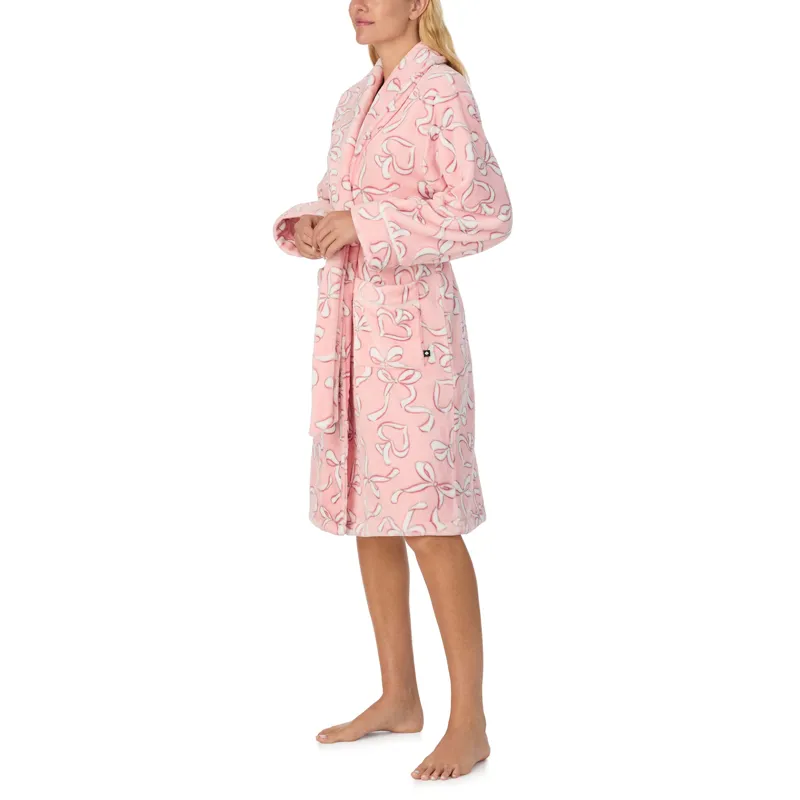 Kate Spade Ribbon Dressing Gown in Pink-1