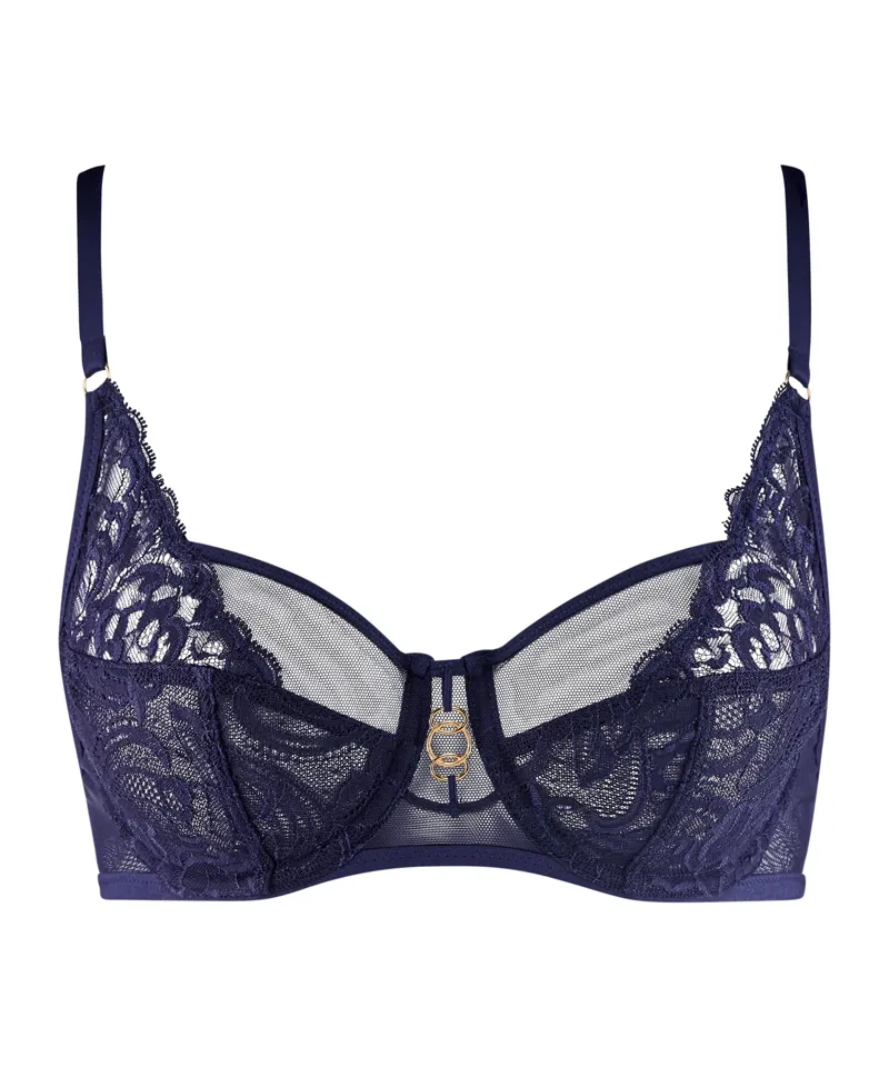 Aubade Feeling Myself Scarf Bra in Astral Blue