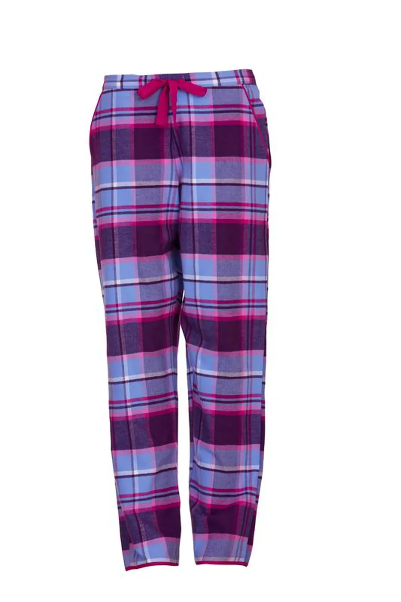 Cyberjammies Hazel Pyjama in Purple Check-2