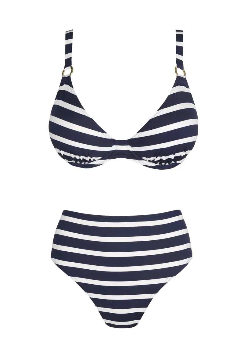 Marie Jo Swim Nayarit Plunge Bikini in Water Blue