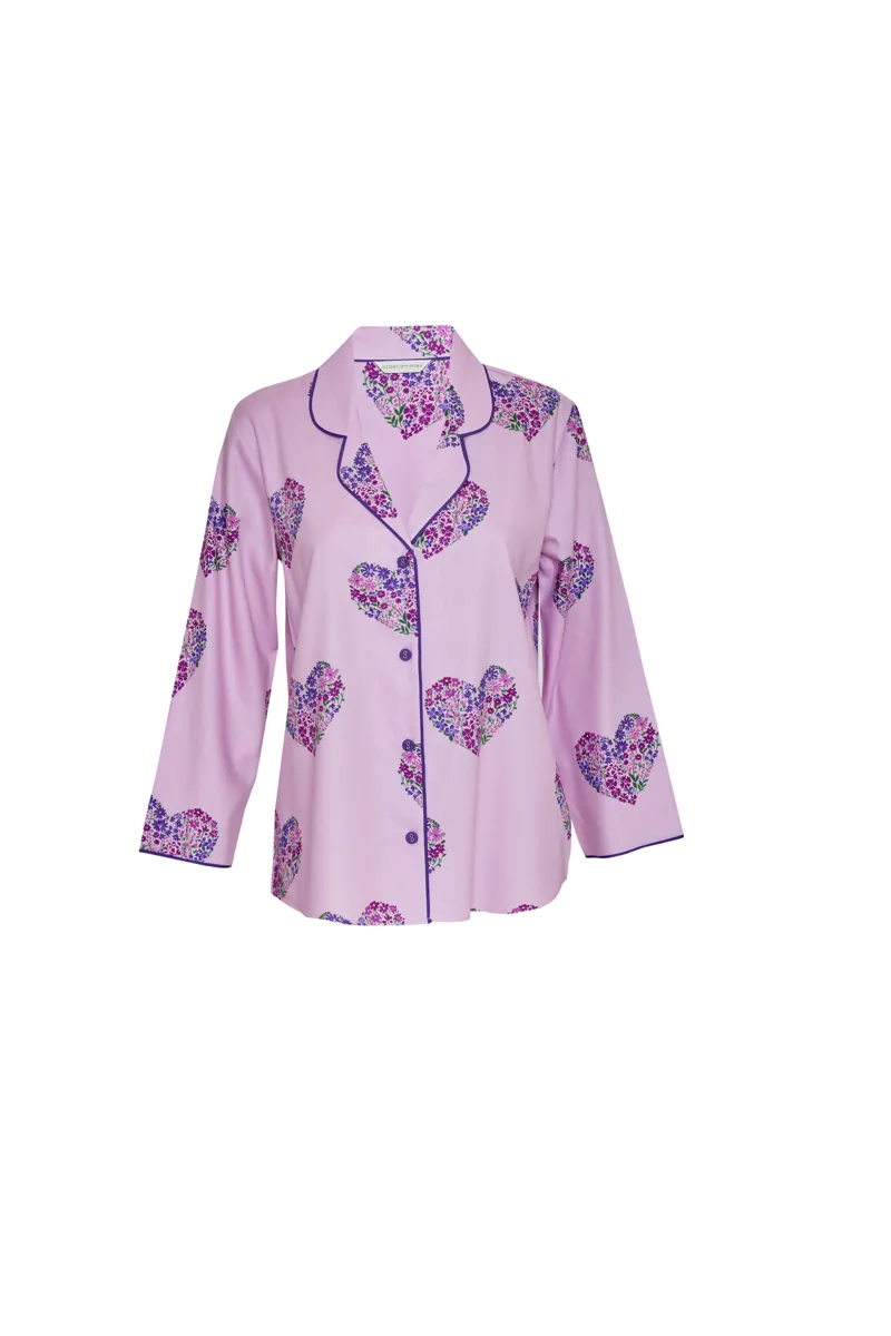 Cyberjammies Valentina Heart Pyjama Set in Pink-3